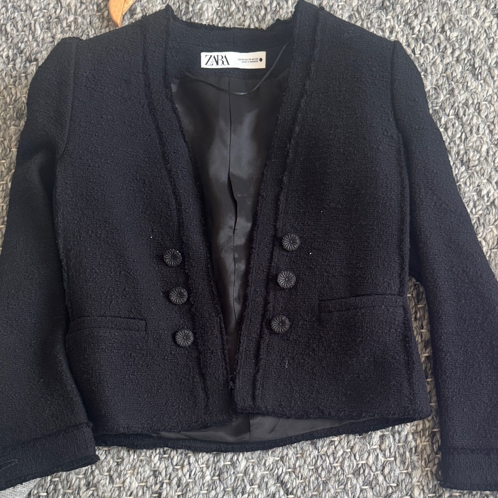 Zara Tweee Elegant Black Women's Jacket